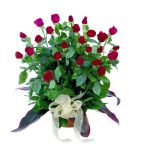 Pot Rose Arrangement